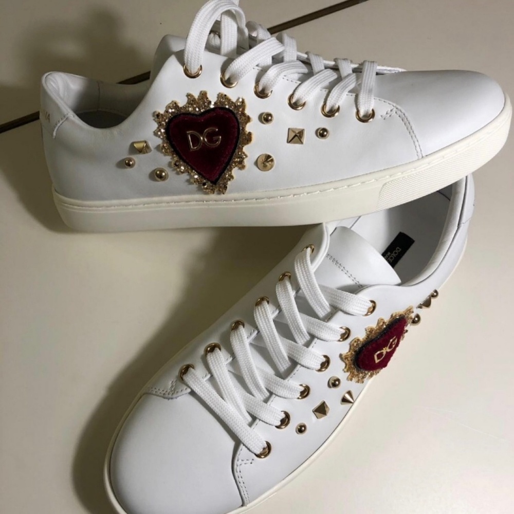 NWT Dolce&Gabbana Portofino Sacred Heart Sneaker